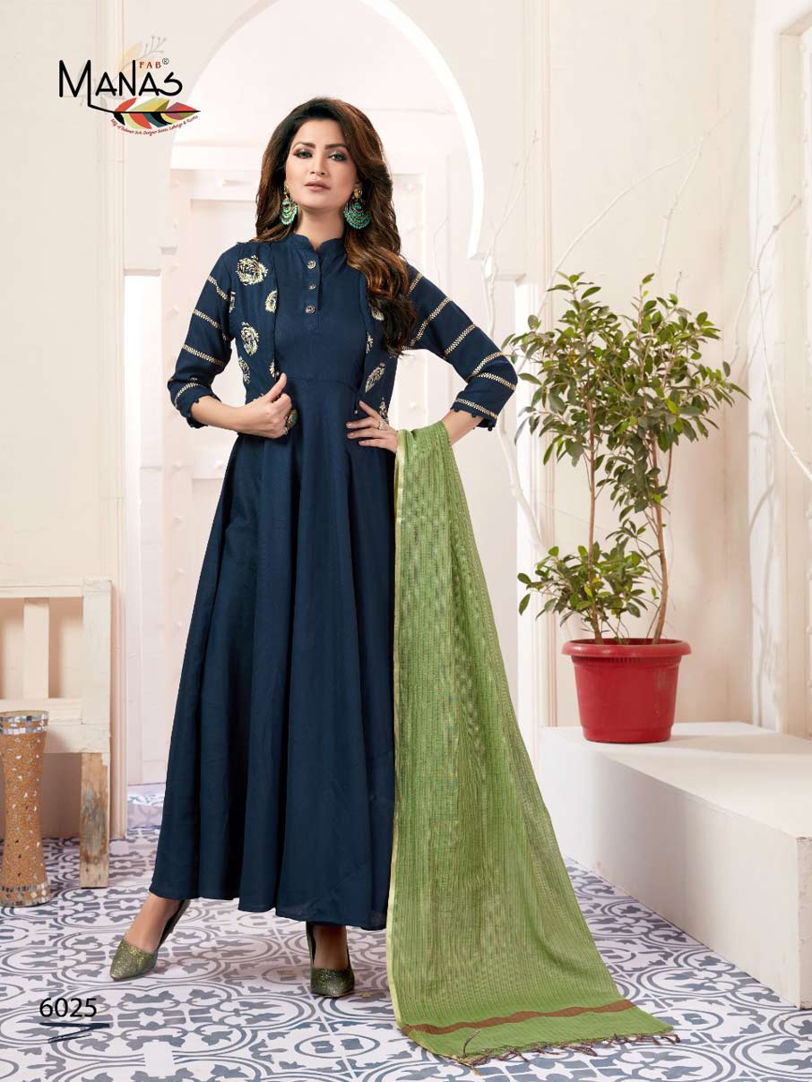 Manas Kiara Vol-3 Maya Slub Dupatta Kurti Manas Kiara Vol-3 Maya Slub Dupatta Kurti